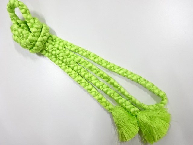 JAPANESE KIMONO / HAND-TIED OBIJIME
